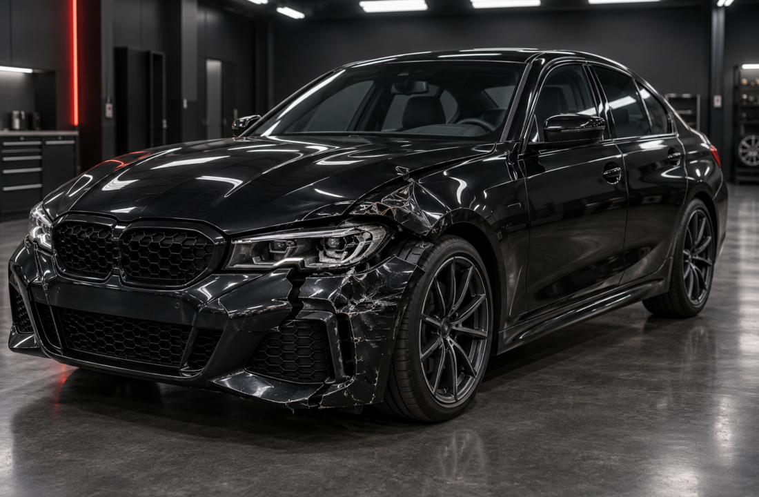 2021 BMW Front-End Repair before repair